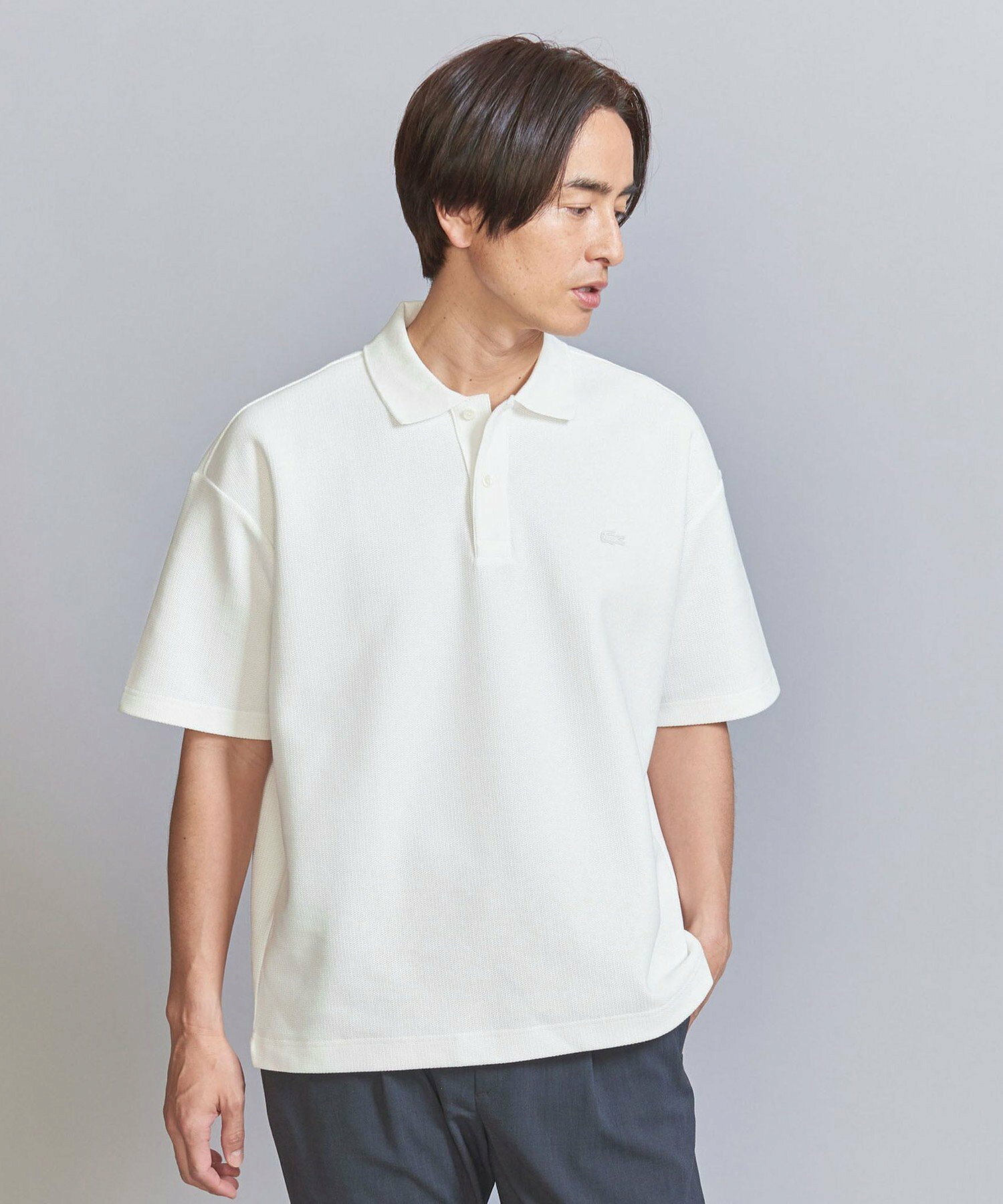 <LACOSTE for BEAUTY&YOUTH> 1トーン ポロシャツ
